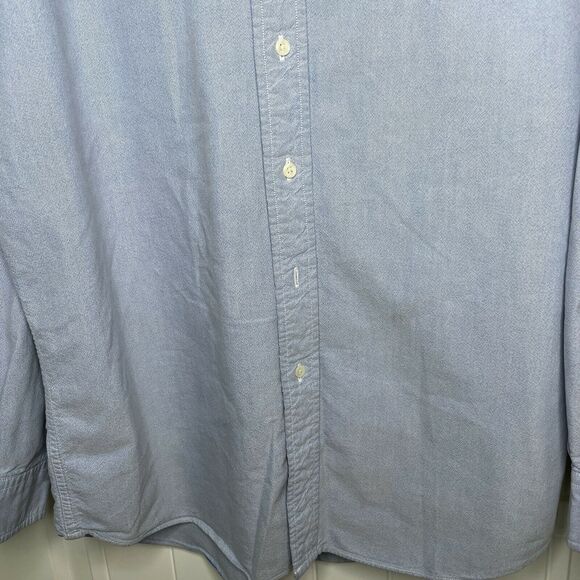 Vintage Tommy Hilfiger Chambray Full Button Down Denim Shirt Men's Size Medium M - Picture 4 of 11